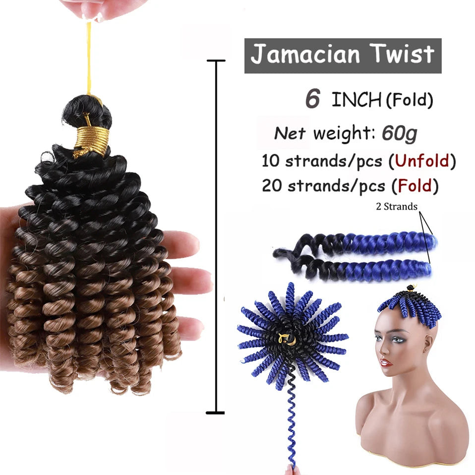 Sashia Short Jamaican Crochet Braids