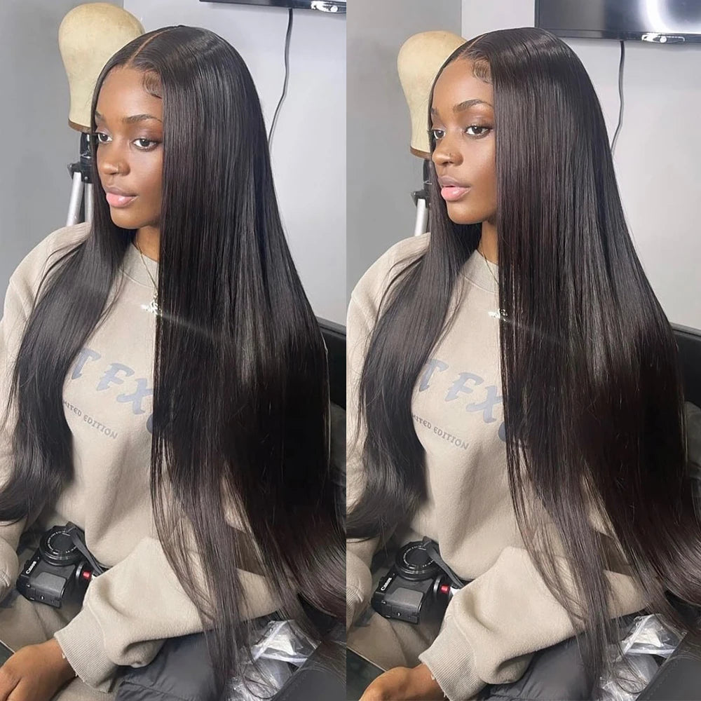 Mezina Glueless Brazilian Straight Human Hair Wig