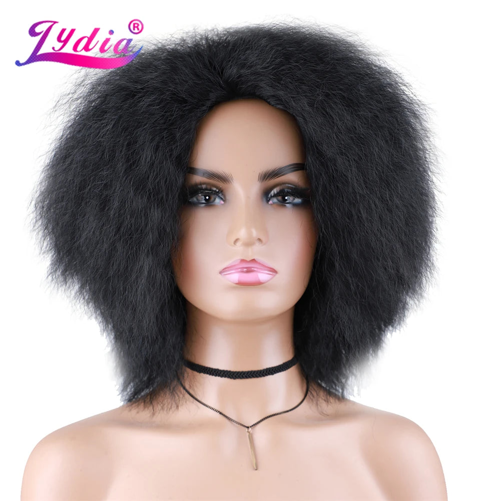 Lydia Short & Sassy Kinky Straight Wig