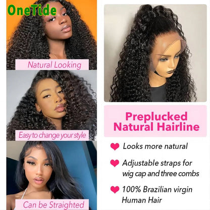 Regina Curly Lace Front Human Hair Wig